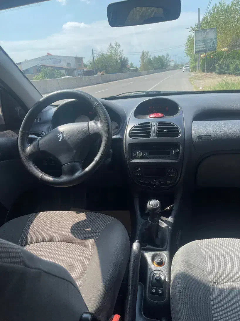 پژو ۲۰۶ تیپ ۵ بی رنگ|خودرو سواری و وانت|رشت, معلم|دیوار