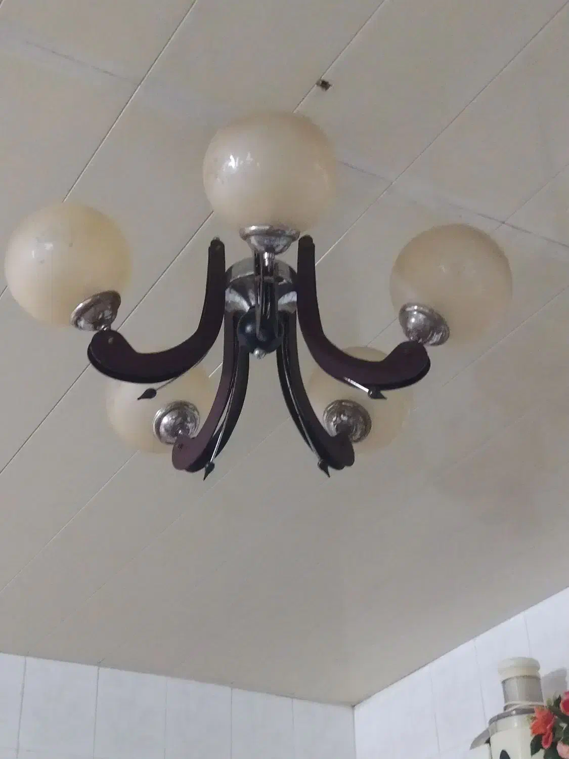 لوستر چوبی|لوستر و چراغ آویز|علیآباد کتول, |دیوار