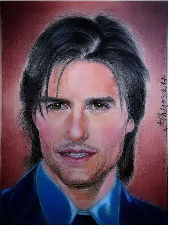 نقاشی مدادرنگی|تابلو، نقاشی، عکس|اهواز, شهرک حفاری|دیوار