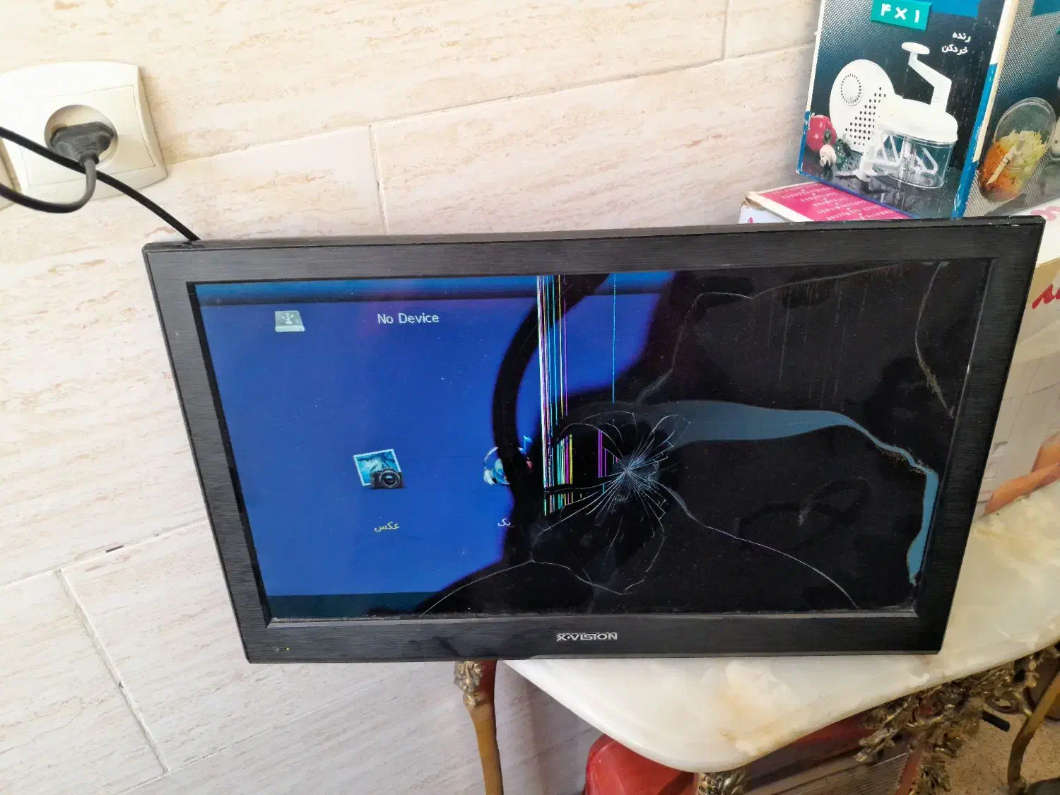 تلویزیون ایکس ویژن ال ای دی|تلویزیون و پروژکتور|کرج, حصارک پایین|دیوار