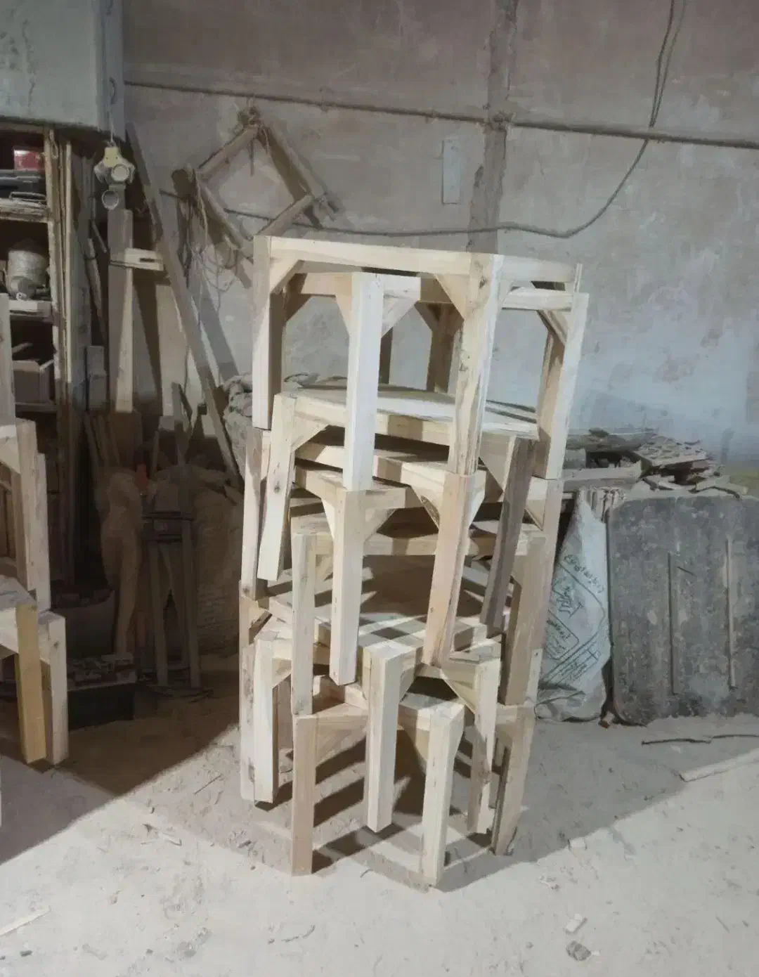 کرسی چوبی مدل شیرازی 80 در 80 سفارشی کامل فول|بخاری، هیتر، شومینه|تهران, شهرک ولیعصر جنوبی|دیوار