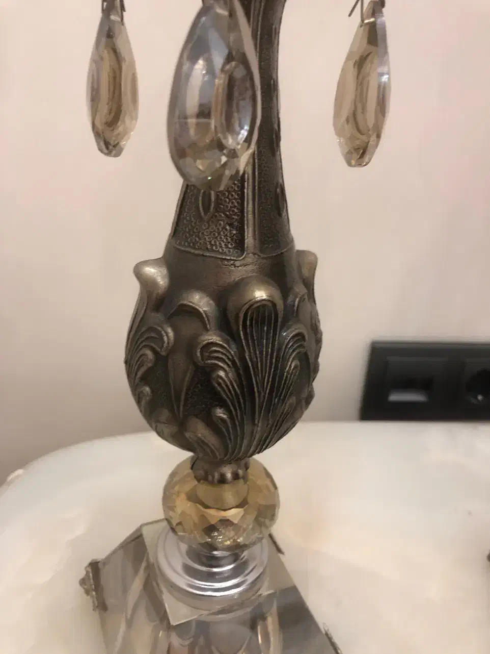 یک جفت شمعدان کریستال|مجسمه، تندیس، ماکت|تهران, مجیدیه|دیوار