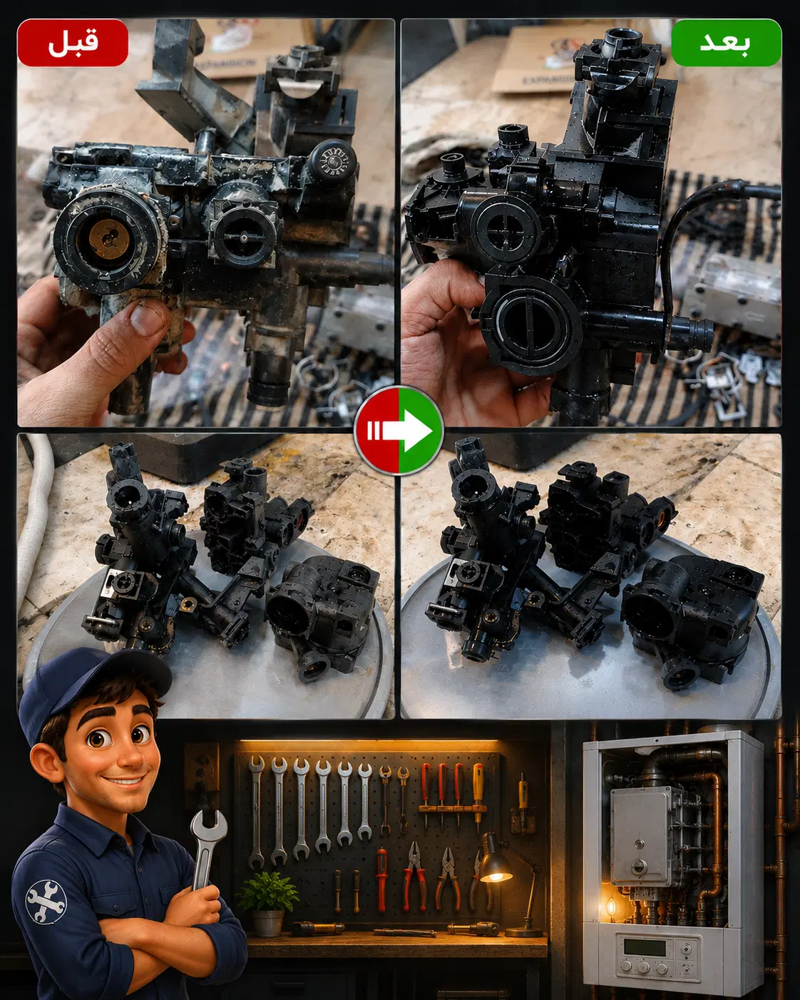 تعمیر و سرویس تخصصی پکیج(اعزام سریع به پردیسان)|خدمات پیشه و مهارت|قم, پردیسان|دیوار