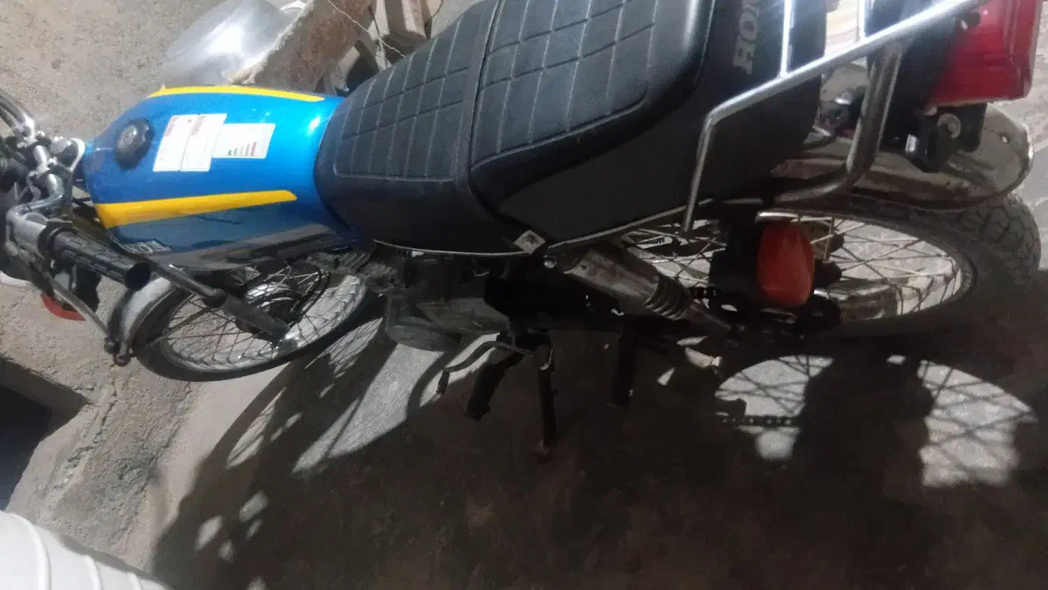 موتو مزایده شماره انجین تنه داره|موتورسیکلت|رستاق, |دیوار