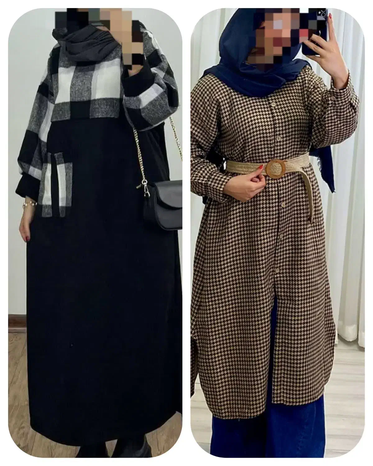 پالتو کفتان چارخونه پشمی سوییت شیک سایز ۴۲تا ۵۰ ۵۲|لباس|قم, علی آباد سعدگان|دیوار