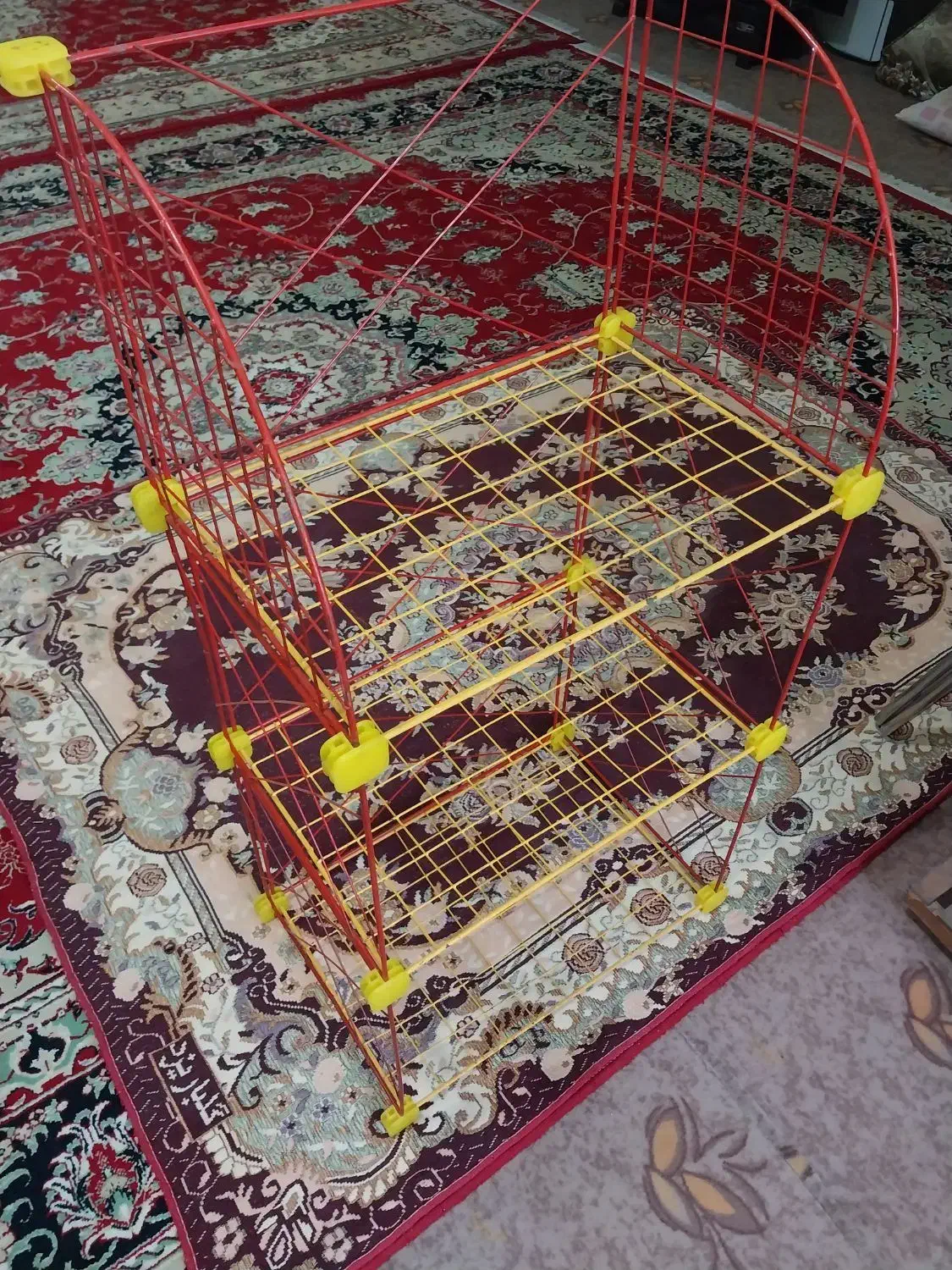 قفسه سه طبقه کتاب و عروسک و اسباب بازی و ....|کتابخانه، شلف، قفسههای دیواری|شهرکرد, |دیوار