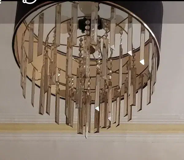 لوستر شیددار مشکی|لوستر و چراغ آویز|اندیشه, اندیشه فاز ۱|دیوار