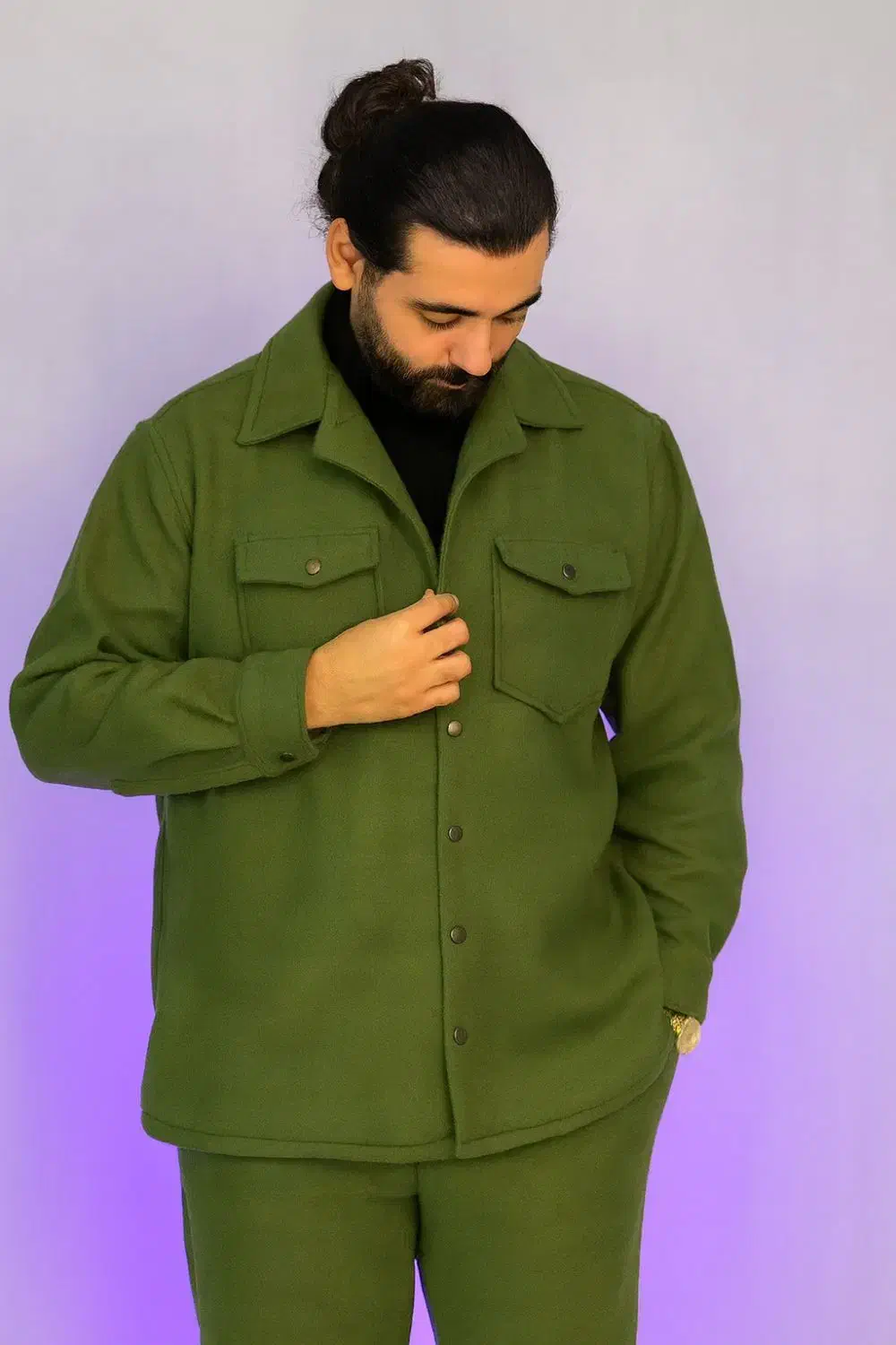 پیراهن فوتر مردانه رنگ طوسی|لباس|گرگان, |دیوار