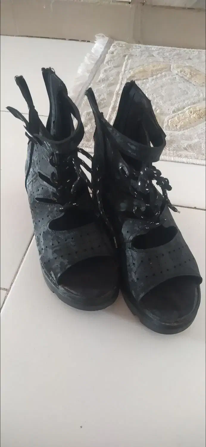 کفش صندل مجلسی پاشنه ده سانتی|کیف، کفش، کمربند|ملارد, |دیوار