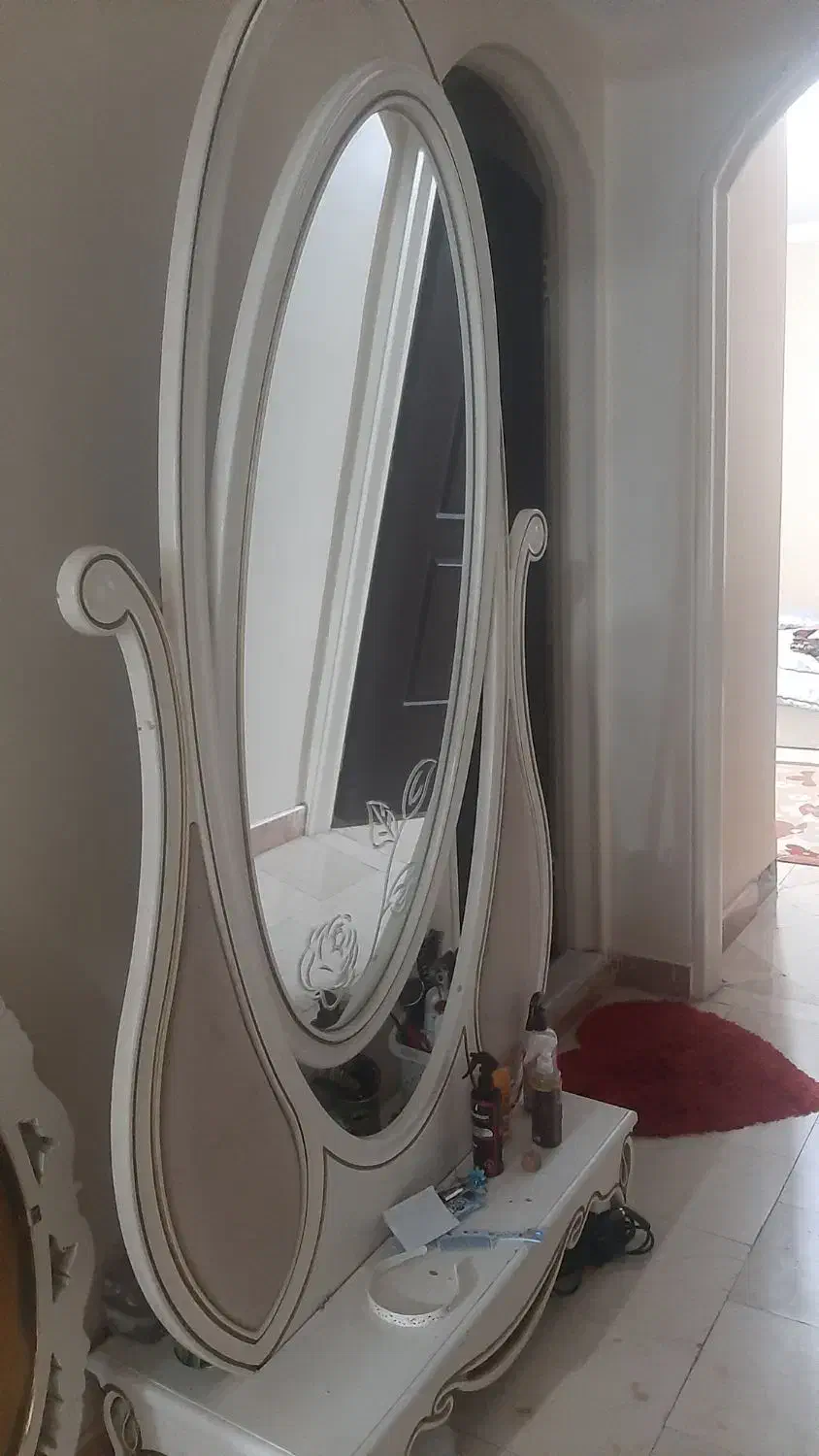 آینه قدی چوبی|آینه|تهران, گلستان (شهرک راه آهن)|دیوار