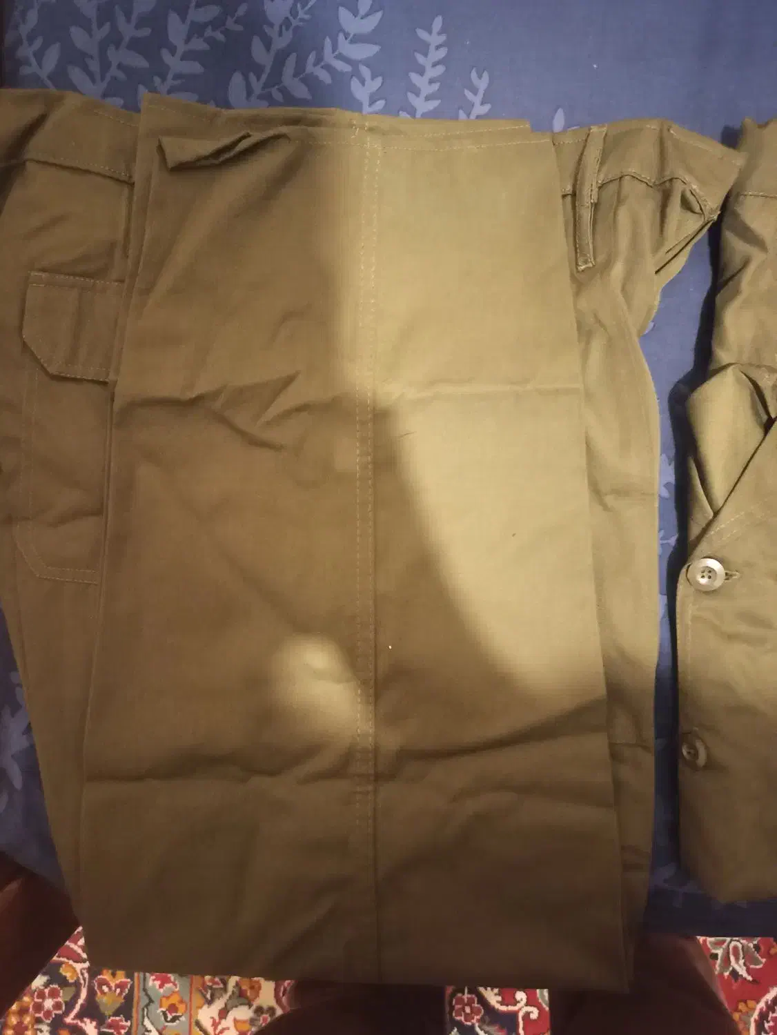 لباس سربازی نیرو انتظامی زیتونی ناجا وظیفه|لباس|اصفهان, صائب|دیوار