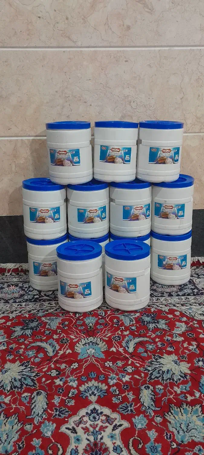 دبه دردار پلاستیکی|ظروف نگهدارنده، پلاستیکی، یک‌بارمصرف|بندر گناوه, |دیوار