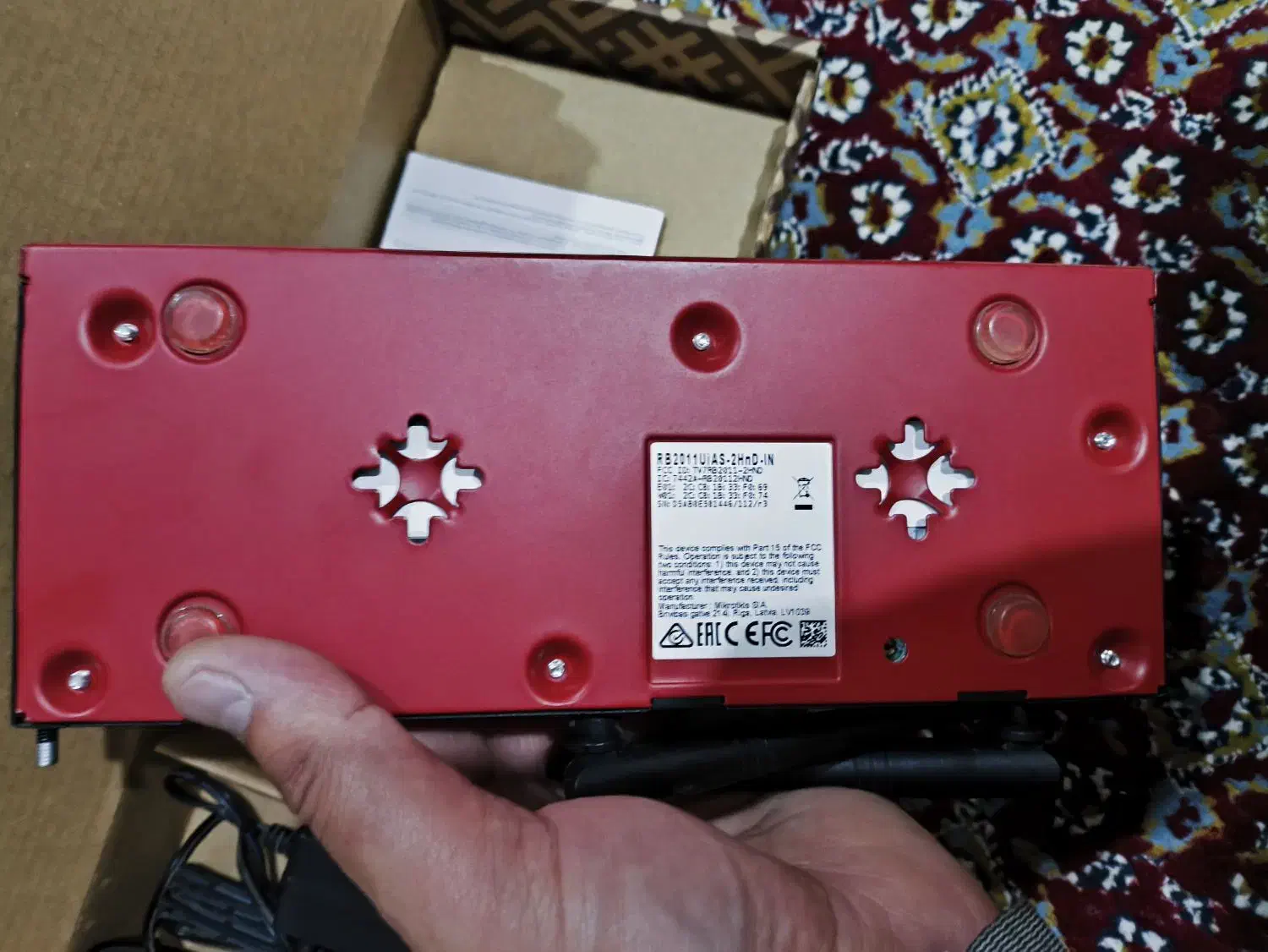 روتر میکروتیک مدل RB2011UiAS-2HnD-IN|مودم و تجهیزات شبکه|مهاباد (آذربایجان غربی), |دیوار