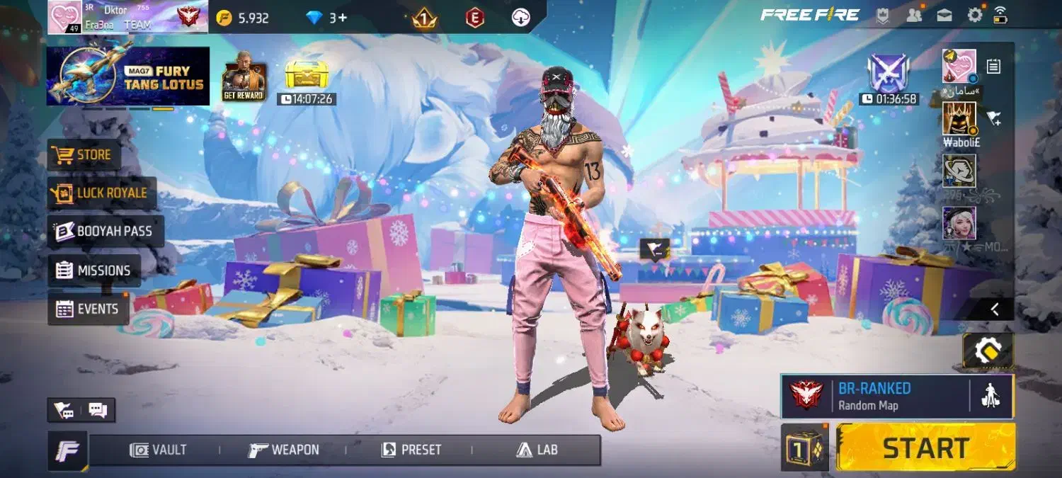 اکانت فری فایر 200تومن|کنسول، بازی ویدئویی و آنلاین|کهنوج, |دیوار