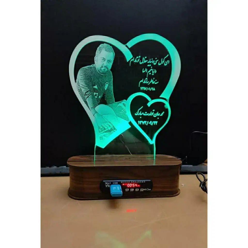 بالبینگ موزیکال ۱۶ رنگ|چراغ خواب و آباژور|تبریز, |دیوار