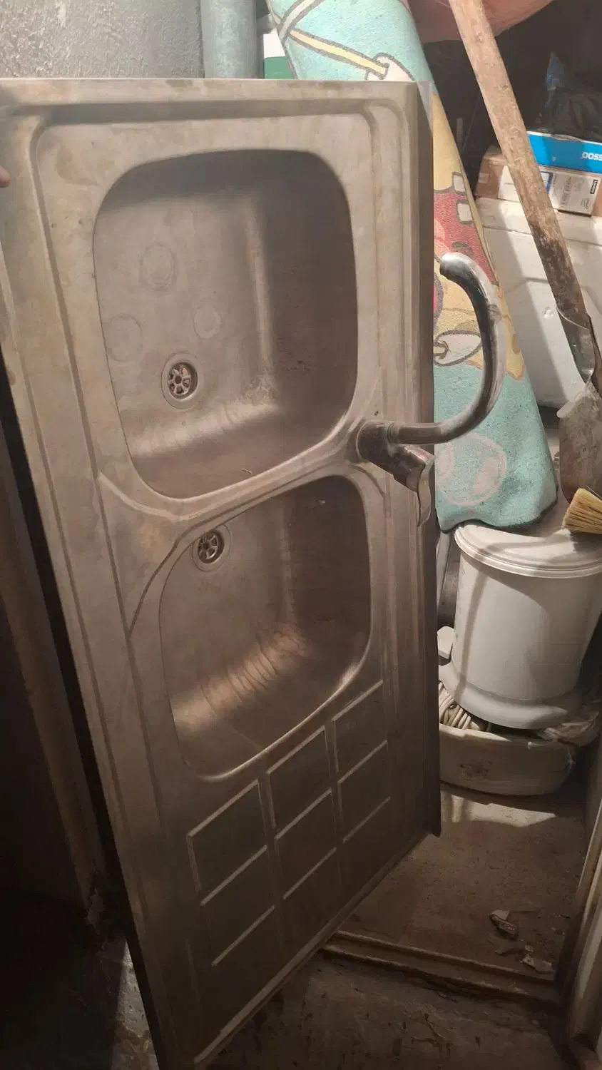 سینک همراه شیر|لوازم سرویس بهداشتی|مشکیندشت, |دیوار