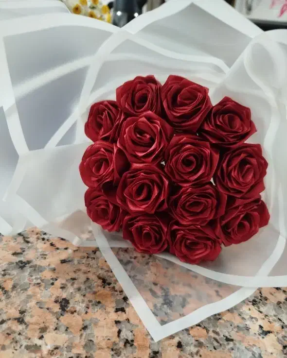 رز روبانی|گل مصنوعی|سیرجان, |دیوار