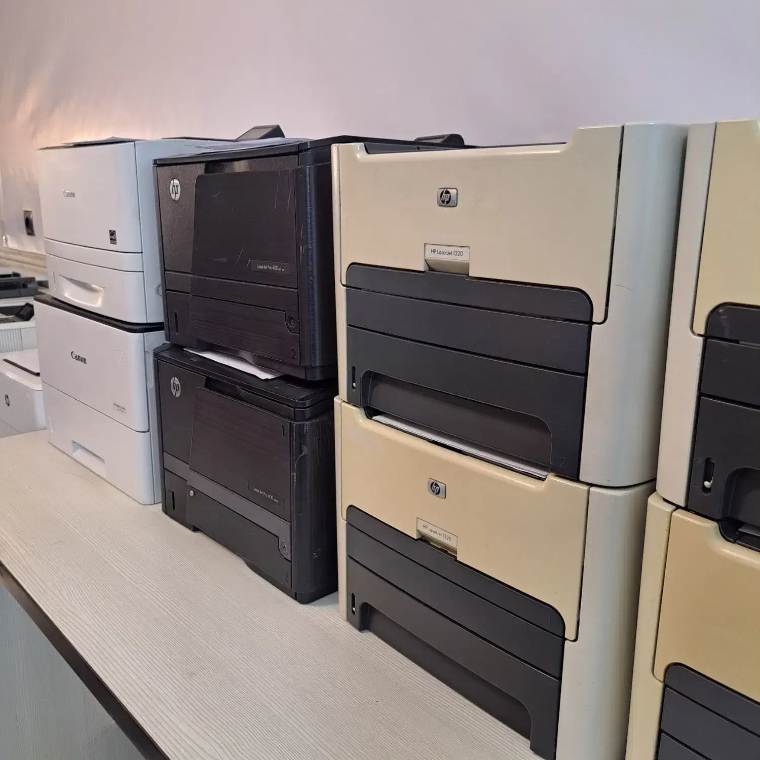 پرینتر HP و Canon تمیز، آماده‌کار، با مهلت تست|پرینتر، اسکنر، کپی، فکس|قم, شهید رجایی|دیوار
