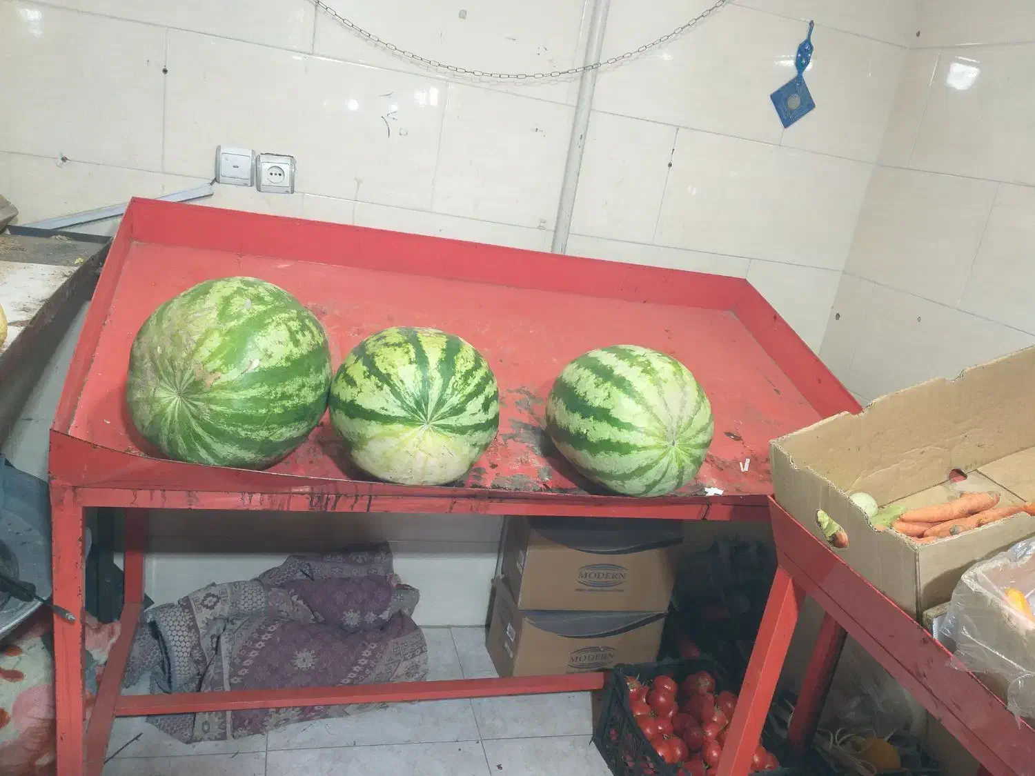 ترازوی محک ۵۰ کیلویی پالت آهنی میوه|فروشگاه و مغازه|کرج, حیدرآباد|دیوار