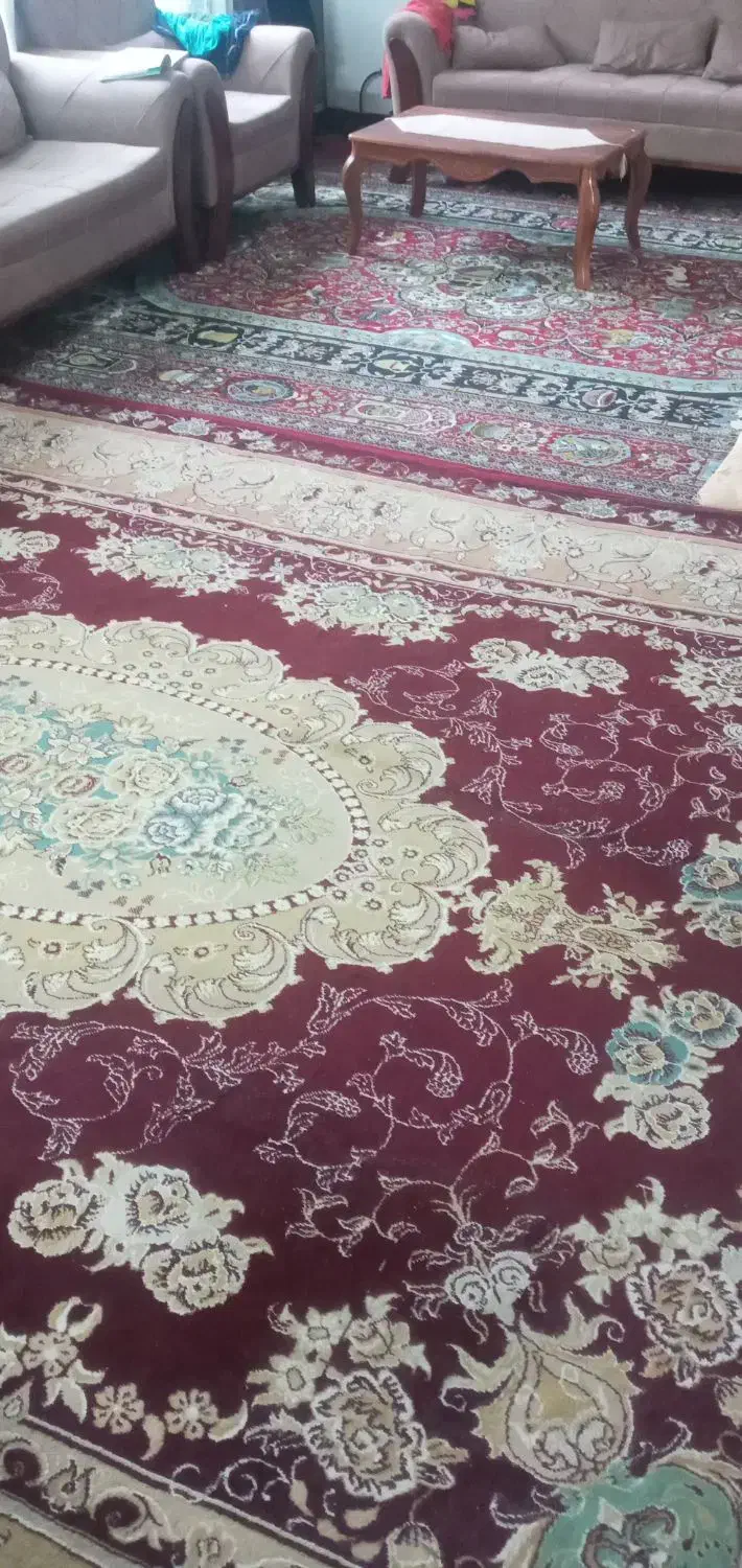 فرش ۵۰۰شانه کارکرده دسته دوم|فرش|آمل, |دیوار