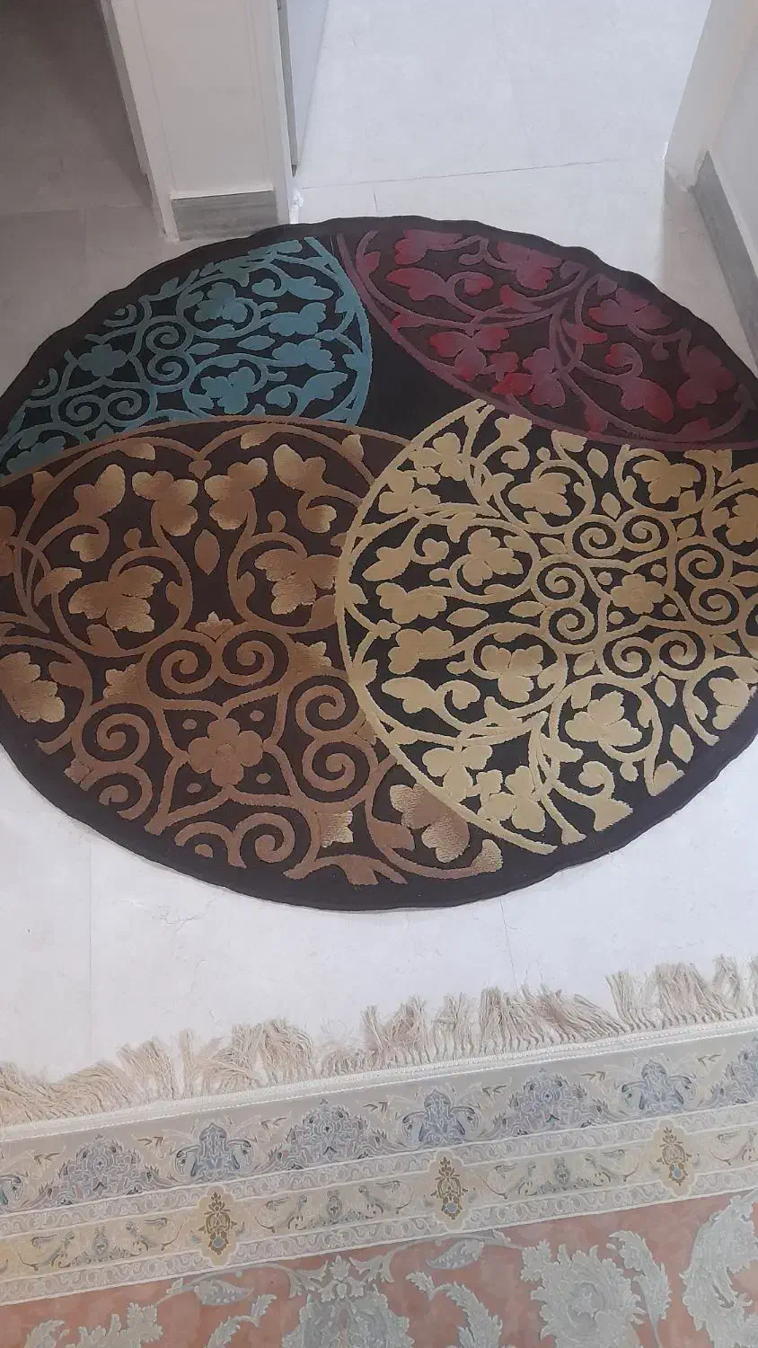 قالیچه گرد|فرش|تهران, جی|دیوار