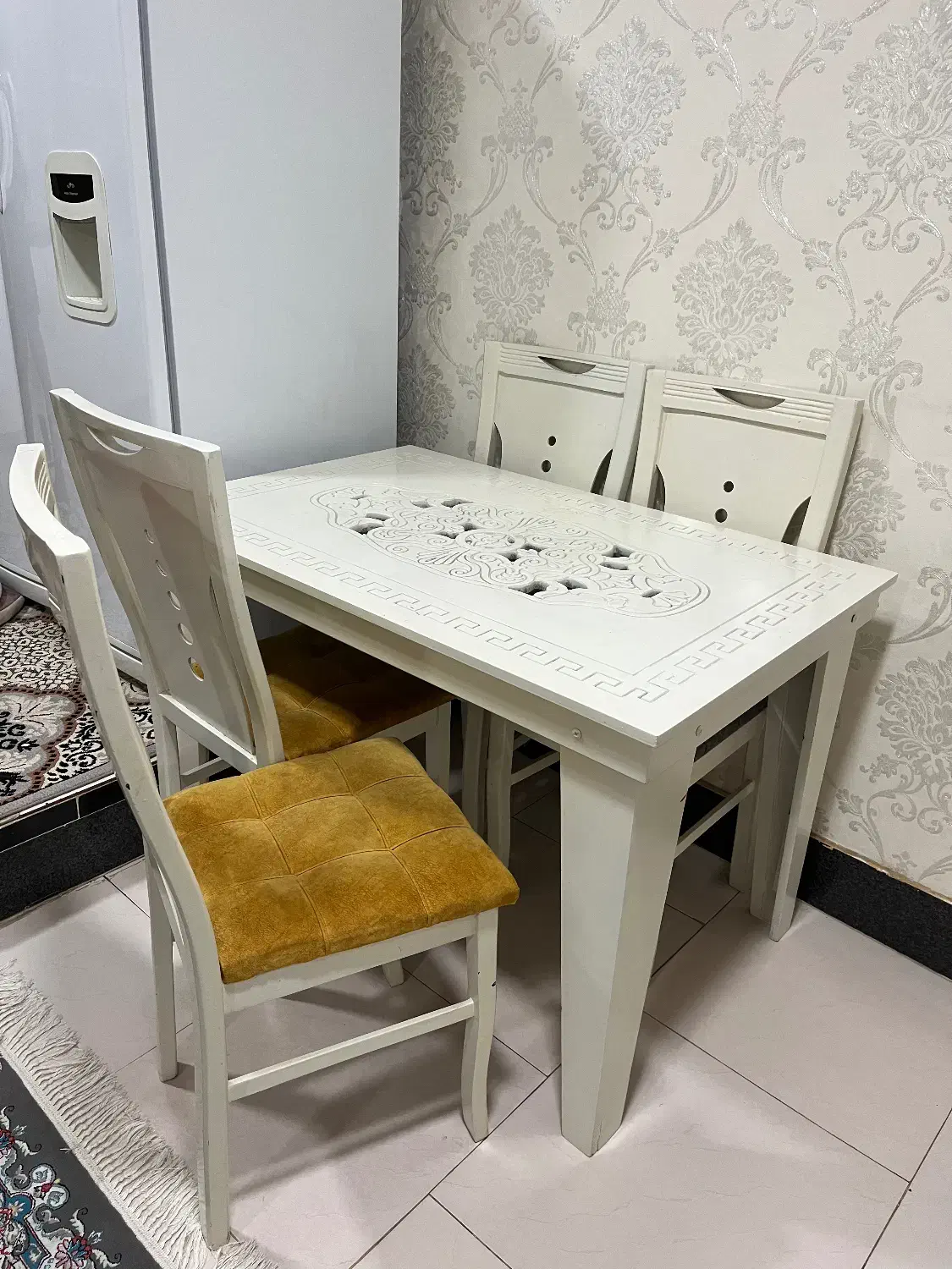 میز صندلی ناهارخوری ۴نفره|میز و صندلی غذاخوری|علی‌آباد کتول, |دیوار