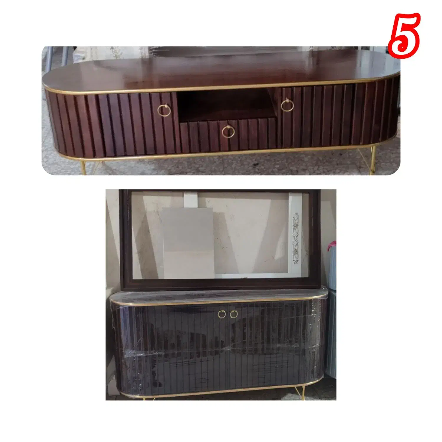 آینه وکنسول ومیز تلویزیون وجاکفشی|بوفه، ویترین، کنسول|اسلامشهر, شهرک قائمیه|دیوار