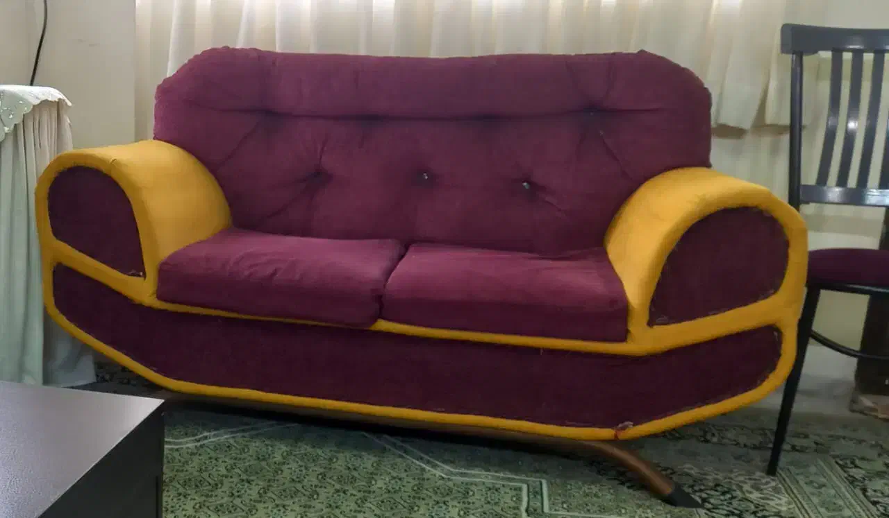 مبل ۷ نفره سالم|مبلمان خانگی و میز عسلی|قائم‌شهر, |دیوار