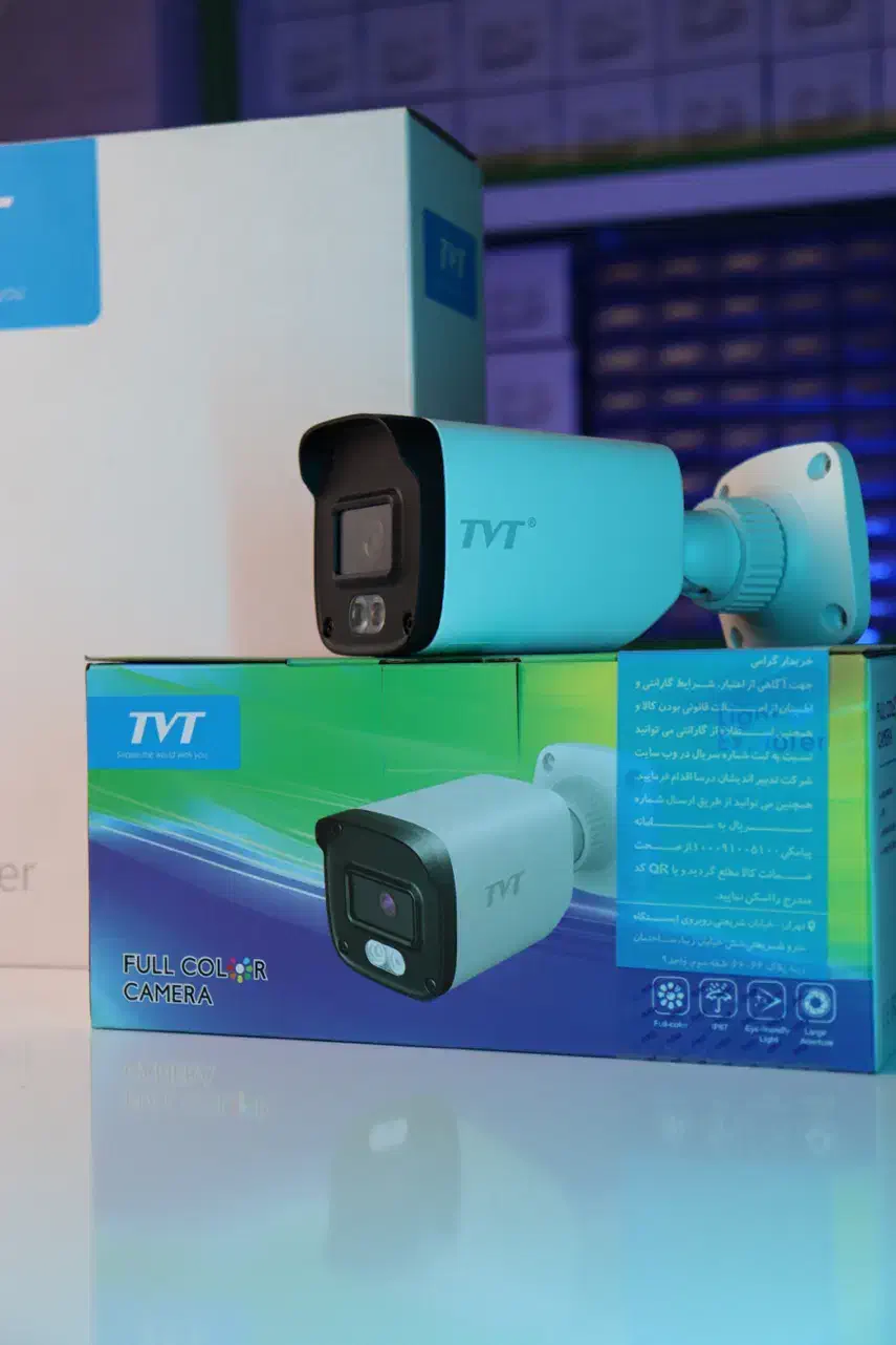 پکیج دوربین برند TVT میکروفون دار|دوربین مداربسته|خرم‌آباد, |دیوار