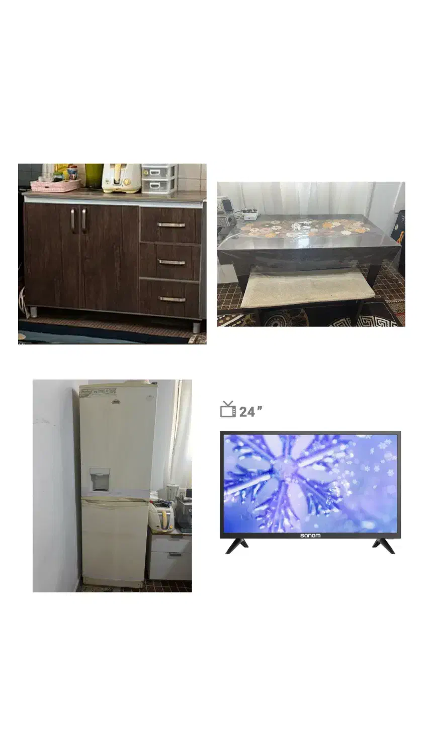 یخچال تلویزیون کابینت میزنهار خوری|حراج|آمل, |دیوار