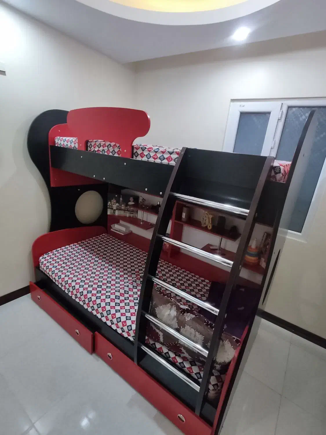 تخت دو طبقه|تخت و سرویس خواب|اهواز, کوی سعدی|دیوار