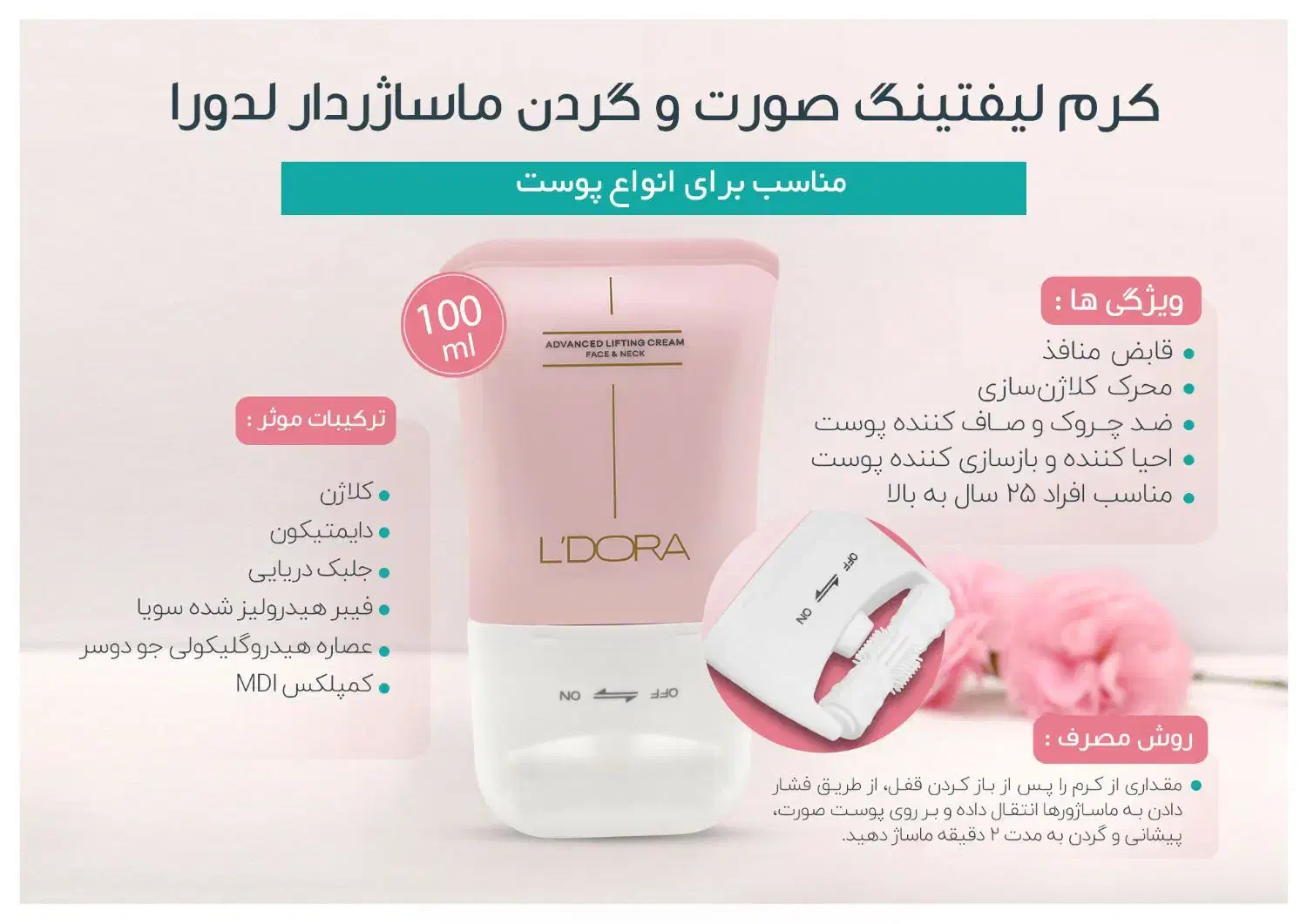 محصولات لدورا(درمانی ومراقبتی)|آرایشی، بهداشتی، درمانی|تاکستان, |دیوار