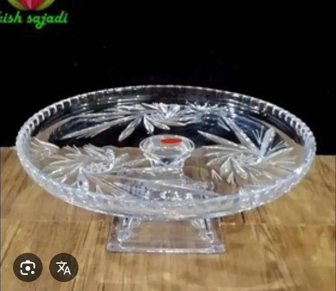 کریستال بوهمیا ظرف میوه شیرینی شکلات جاکاردی|ظروف سرو و پذیرایی|پاکدشت, پاکدشت (مامازند)|دیوار