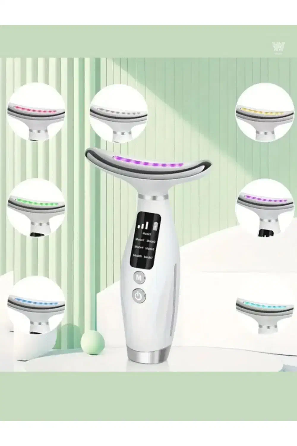 ماساژور صورت و گردن ۷ کاره شارژی|آرایشی، بهداشتی، درمانی|خنجین, |دیوار