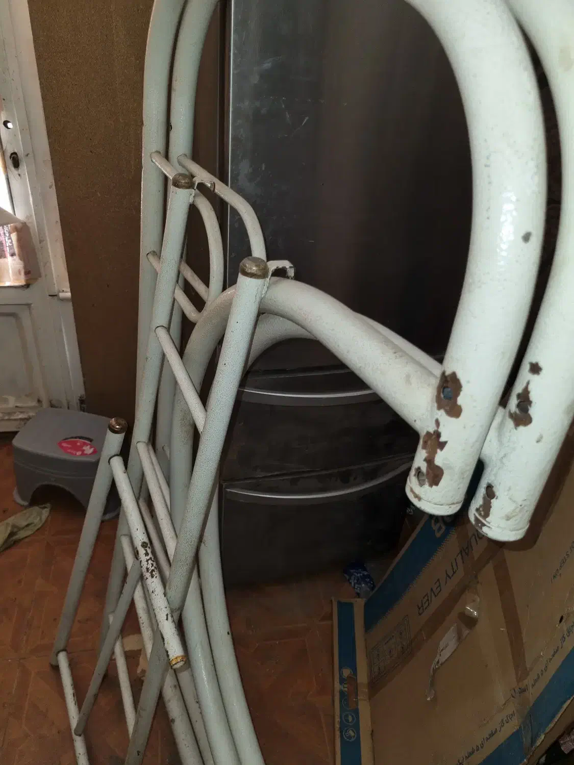 تخت دوطبقه فلزی|تخت و سرویس خواب|گنبد کاووس, |دیوار