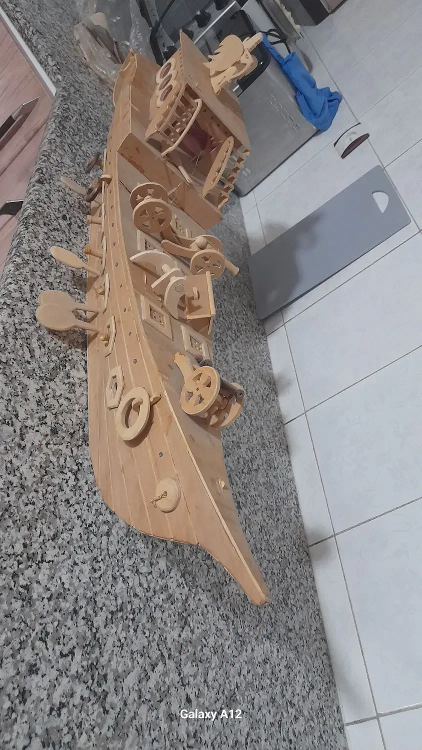 کشتی دست ساز|کلکسیون و سرگرمی|قم, نیروگاه|دیوار