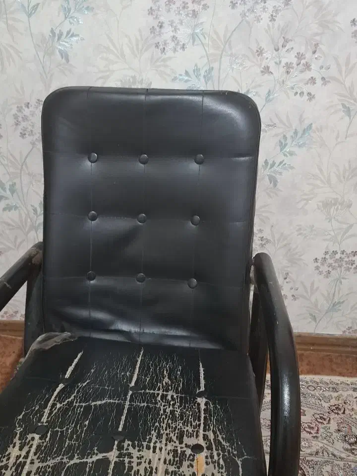 صندلی مشکی اداری|صندلی و نیمکت|زاهدان, |دیوار