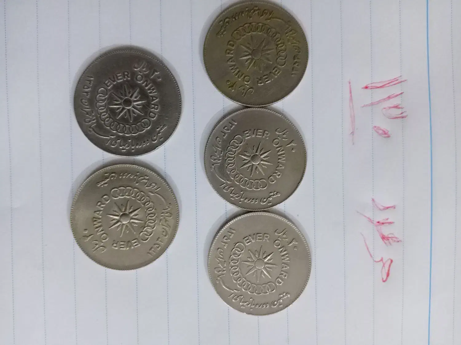 تعدادی دکمه قدیمی سکه وغیره|کلکسیون سکه، تمبر، اسکناس|مشهد, حسابی جنوبی (شهرک غرب)|دیوار