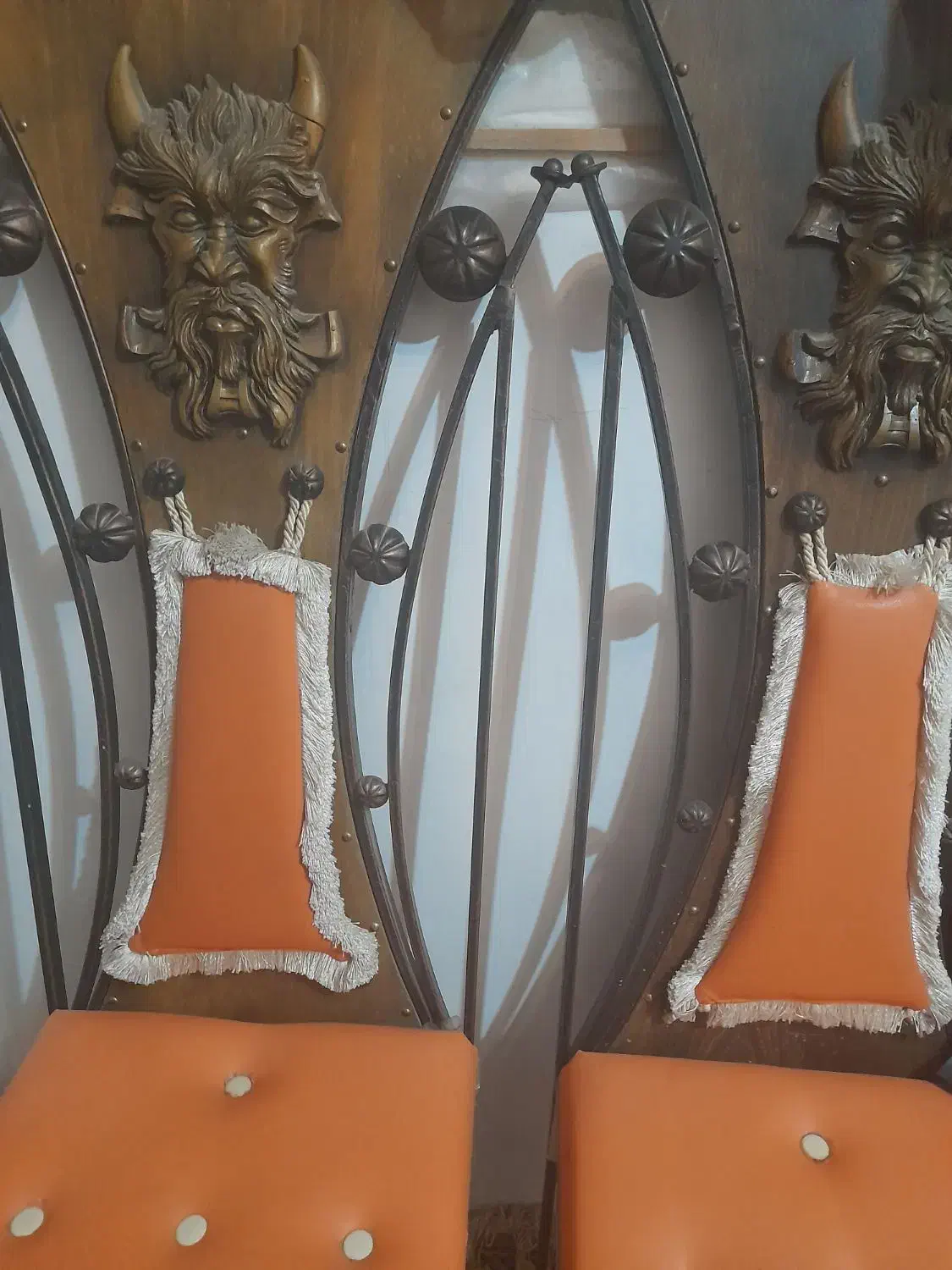 ۴ عدد صندلی فرفورژه سنگین|میز و صندلی غذاخوری|مشهد, رضاشهر|دیوار