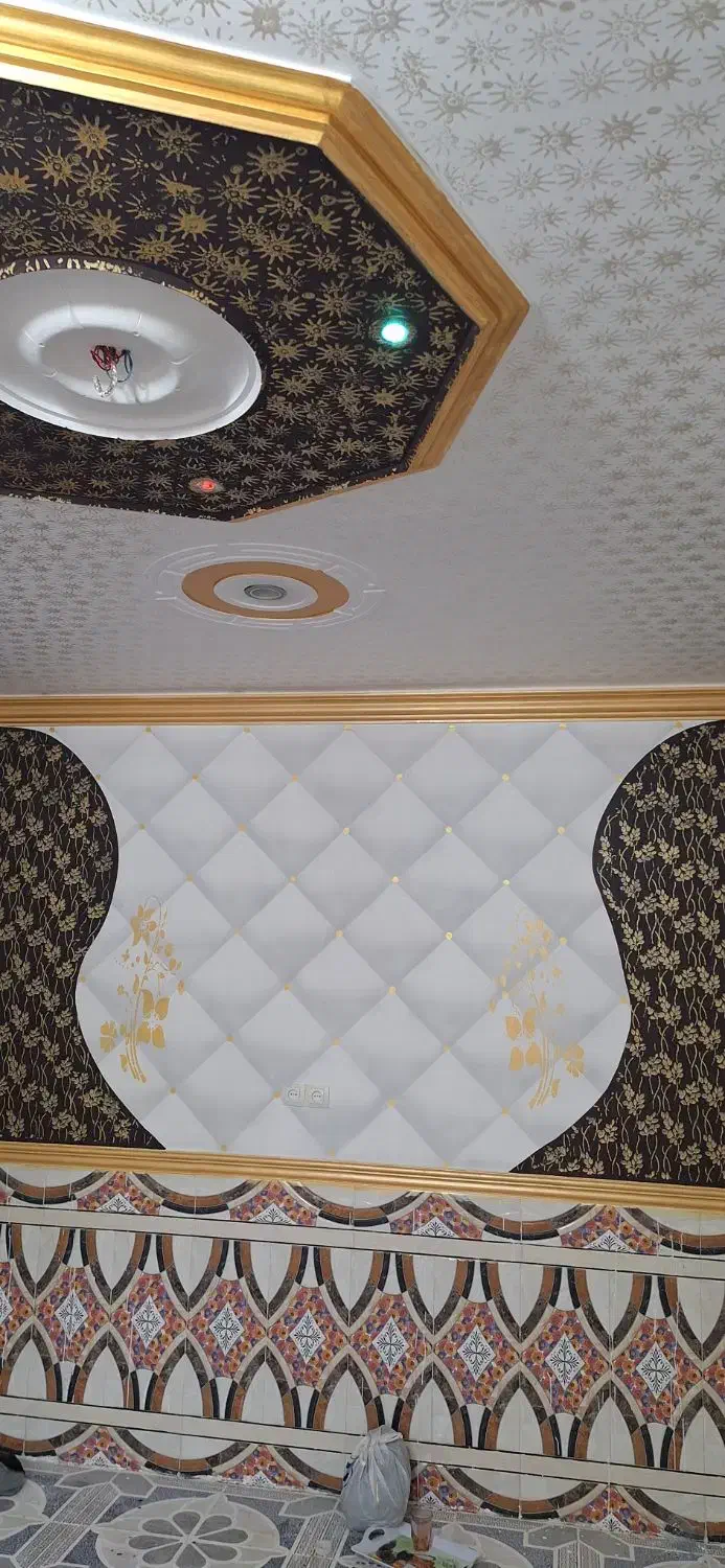 رنگ ساختمان.سه بعدی،طرح کاغذدیواری سقف کاذب|خدمات پیشه و مهارت|شادگان, |دیوار