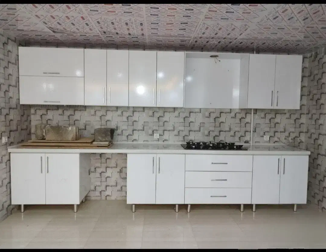 *کابینت های آماده ممبران MDF و هایگلاس/ کد 65434|مصالح و تجهیزات ساختمان|اردبیل, |دیوار