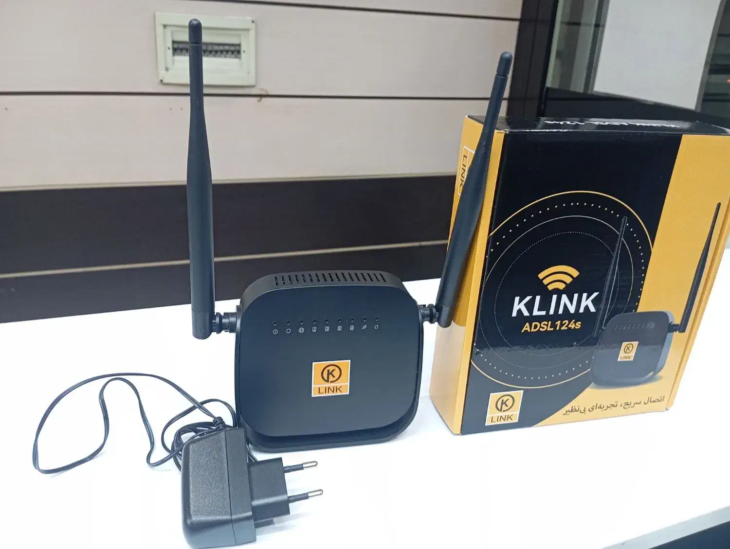 مودم دو انتن چهار پورت klink|مودم و تجهیزات شبکه|ملارد, |دیوار