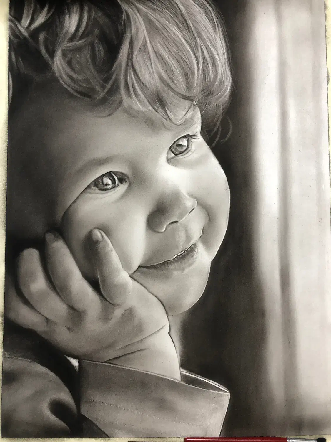 سیاه قلم سفارشی هنر شما در قاب|تابلو، نقاشی، عکس|بهارستان, |دیوار