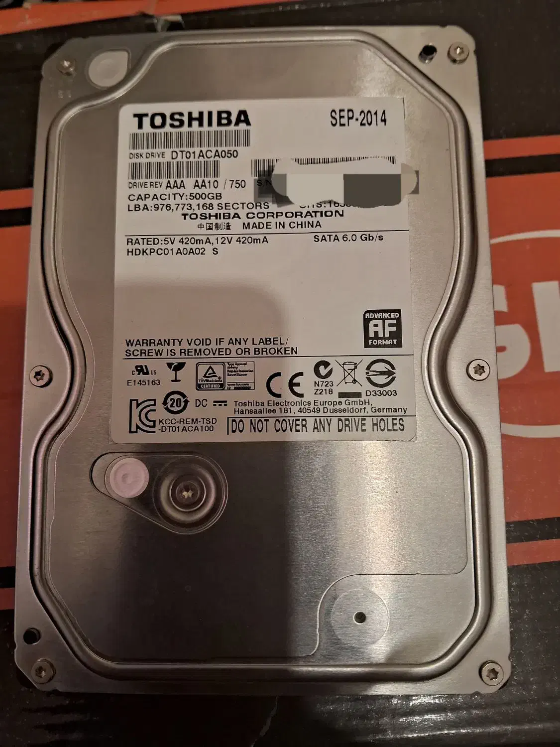 هارد دیسک 500gb sata|قطعات و لوازم جانبی رایانه|سنندج, |دیوار