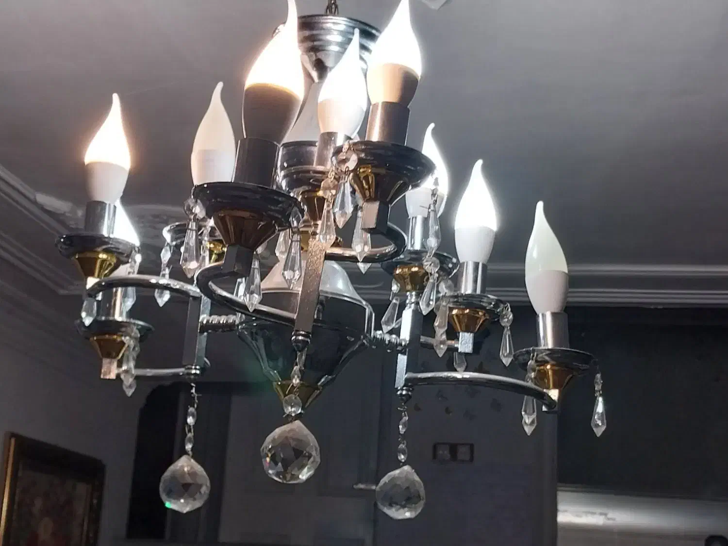 لوستر|لوستر و چراغ آویز|ابهر, |دیوار