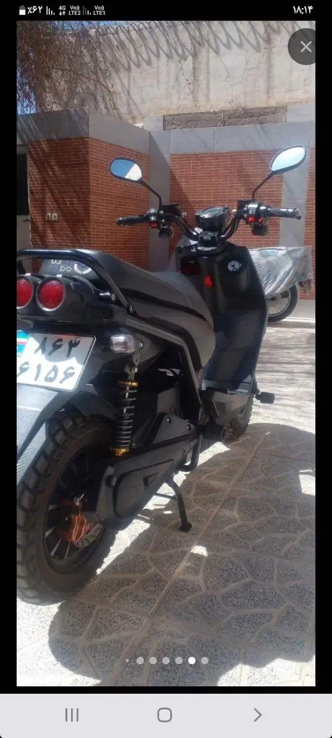 موتور برقی مادو صفر1404 بیمه گارانتی3000وات لیتیوم|موتورسیکلت|اصفهان, شیخ اشراق|دیوار