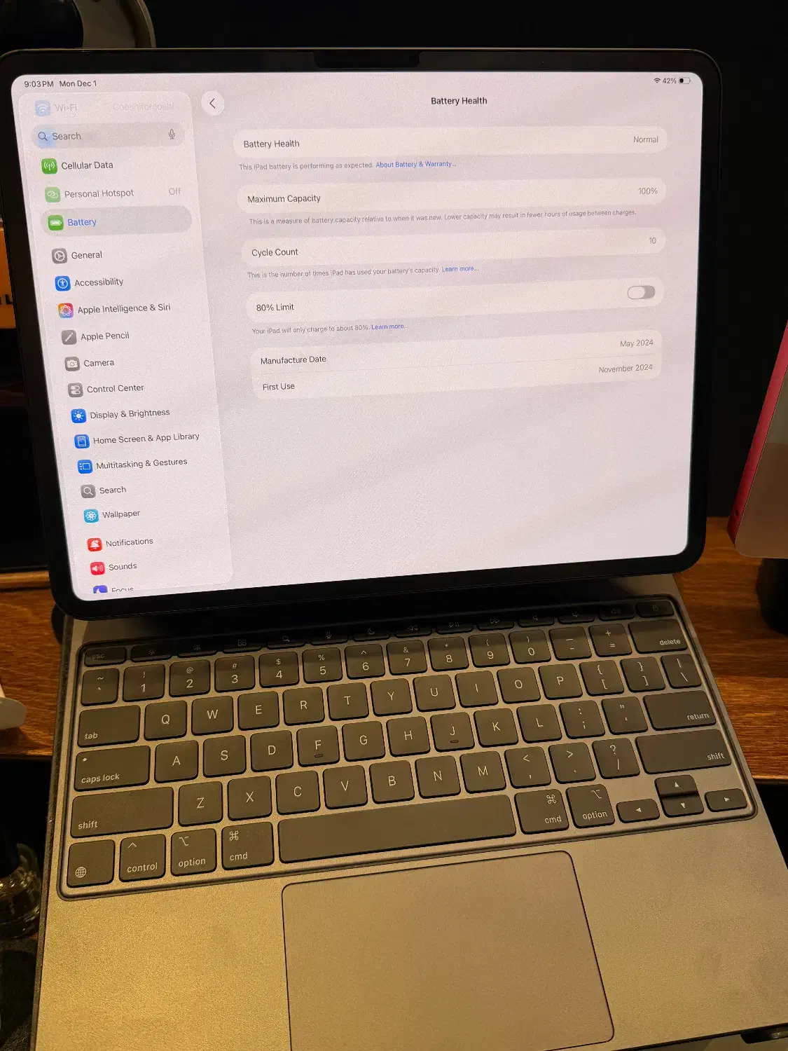 ipad Pro 12.9 M4 +majic keyboard|تبلت|تهران, صاحبقرانیه|دیوار