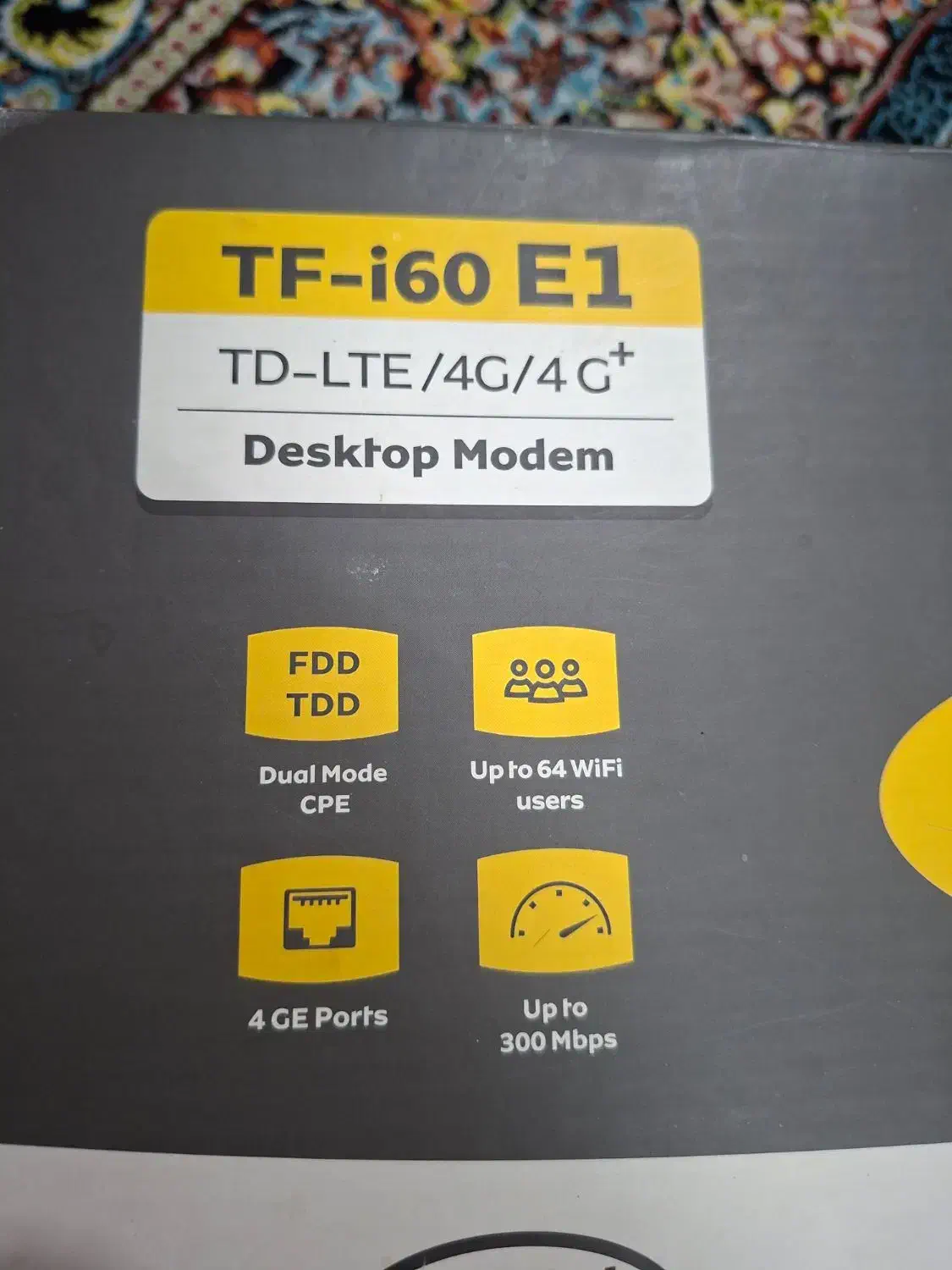 مودم سیم کارتی ایرانسل TF-i60 E1|مودم و تجهیزات شبکه|شیراز, شهرک گلستان|دیوار