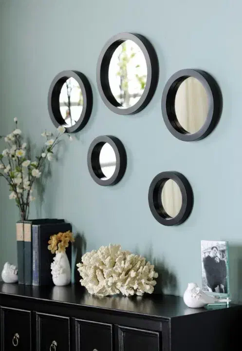 آینه گرد کد ۵۴|آینه|خرمآباد, |دیوار