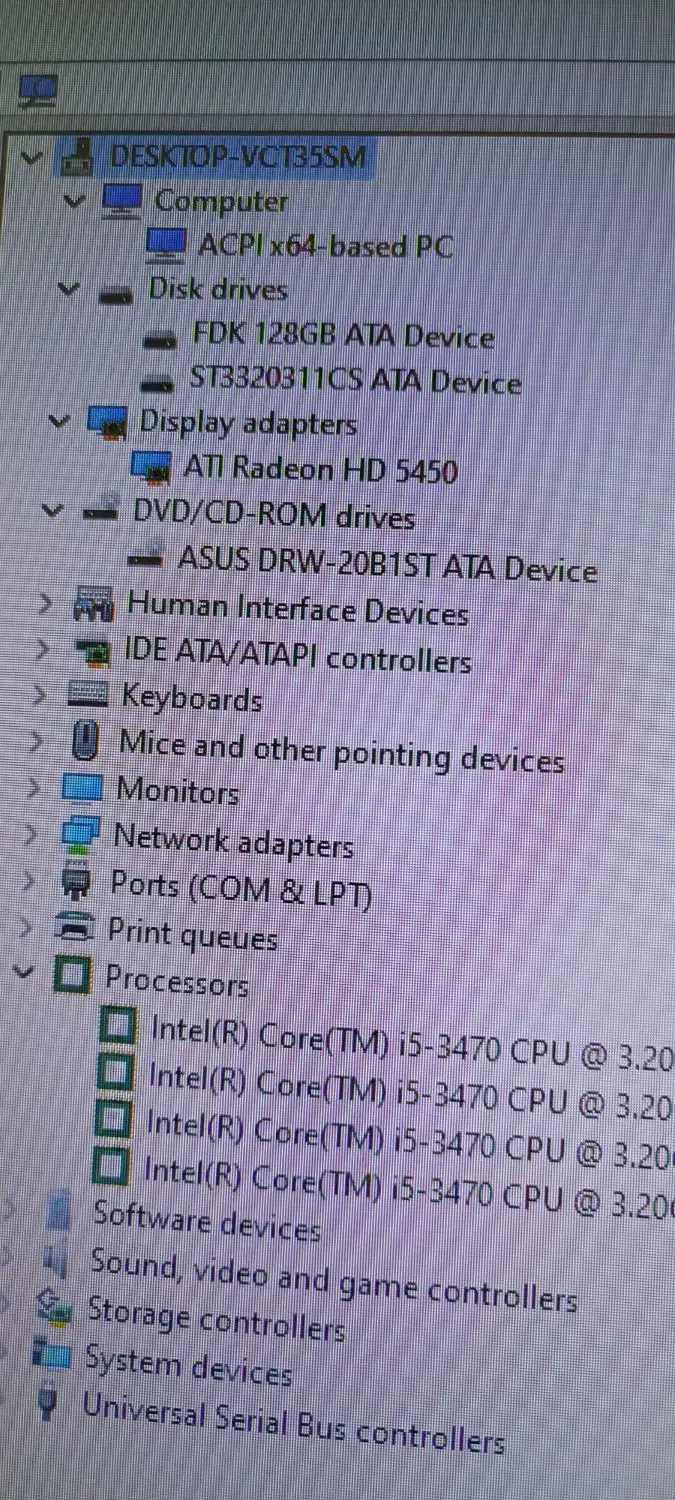 کامپیوتر i5 Ram8G HDD500G SSD128G VGA1G Led 19|رایانه رومیزی|قزوین, |دیوار